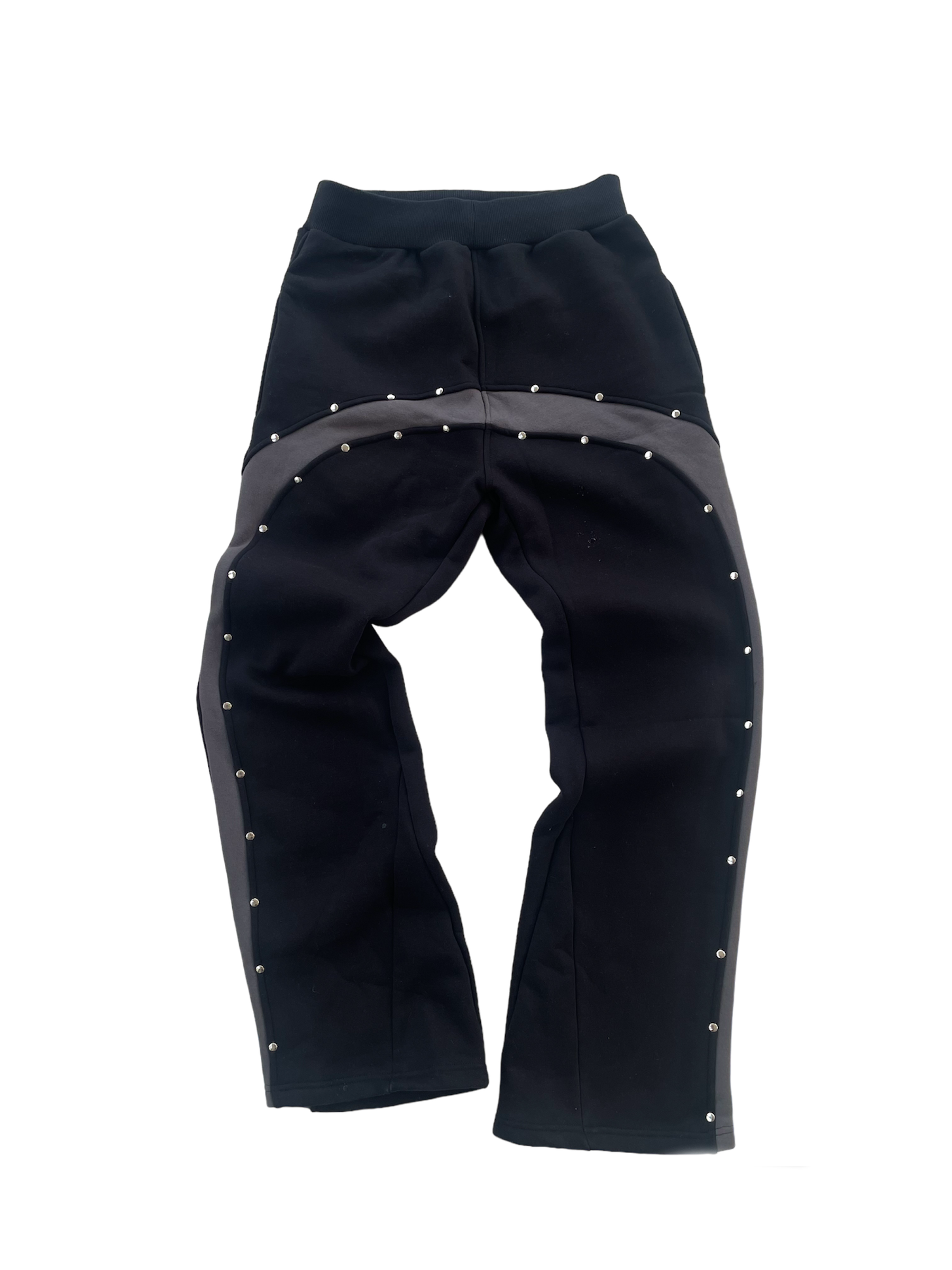 black "essential" studded sweats